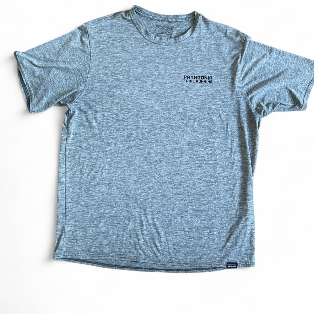 Patagonia Men's Heather Blue Short Sleeve Tee